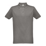 Poloshirts in Vollfarbe, Baumwolle und Polyester, 200 g/m2, THC Berlin farbe dunkelgrau