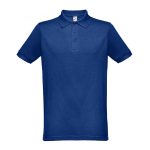 Poloshirts in Vollfarbe, Baumwolle und Polyester, 200 g/m2, THC Berlin farbe köngisblau zweite Ansicht