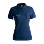 Damen-Poloshirts bedrucken aus Baumwolle, 180 g/m2, von Keya Ansicht mit Druckbereich