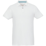 Poloshirts bedrucken u.a. aus Bio-Baumwolle, 220 g/m2, Elevate NXT farbe weiß zweite Vorderansicht