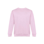 Unisex Sweatshirt aus Polyester und Baumwolle, 300 g/m2, THC Delta farbe lila zweite Ansicht
