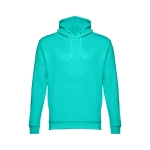 Unisex Sweatshirts mit Kapuze bedrucken, 320 g/m2, THC Phoenix farbe türkis zweite Ansicht