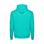 Unisex Sweatshirts mit Kapuze bedrucken, 320 g/m2, THC Phoenix farbe türkis dritte Ansicht
