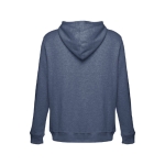 Sweatshirts für Siebdruck u.a. aus Baumwolle, 320 g/m2, THC Amsterdam farbe blau mamoriert dritte Ansicht