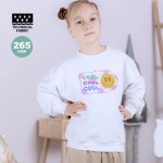 Technisches Kinder-Sweatshirt aus Polyester in bunten Farben, 265 g/m2