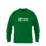 Technisches Kinder-Sweatshirt aus Polyester in bunten Farben, 265 g/m2 Ansicht mit Druckbereich