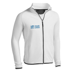Mikrofaserjacke für Siebdruck aus Polyester, 190 g/m2, Elevate Life Ansicht mit Druckbereich