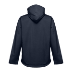 Softshelljacken mit Kapuze bedrucken aus Polyester, 280 g/m2, THC Zagreb farbe marineblau dritte Ansicht