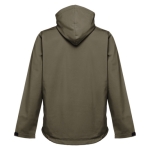 Softshelljacken mit Kapuze bedrucken aus Polyester, 280 g/m2, THC Zagreb farbe militärgrün