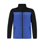 Wasserdichte Softshell-Jacken bedrucken aus Polyester, MKT Cornal farbe blau erste Ansicht