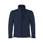 Softshelljacke mit Elastan als Werbegeschenk, 300 g/m2, MKT Molter farbe marineblau erste Ansicht