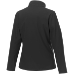 Damen-Softshelljacke aus Polyester, 250 g/m2, Elevate Essentials farbe schwarz dritte Rückansicht