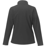 Damen-Softshelljacke aus Polyester, 250 g/m2, Elevate Essentials farbe dunkelgrau zweite Rückansicht