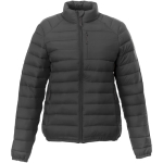 Isolierende Damen-Jacke aus Nylon 380T, Elevate Essentials farbe dunkelgrau zweite Vorderansicht