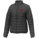 Isolierende Damen-Jacke aus Nylon 380T, Elevate Essentials farbe dunkelgrau Ansicht mit Transferdruck