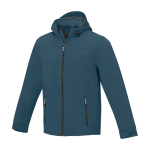 Wasserdichte Softshelljacke aus Polyester, 300 g/m2, Elevate Life farbe cyan-blau