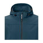 Wasserdichte Softshelljacke aus Polyester, 300 g/m2, Elevate Life farbe cyan-blau Detailansicht 1