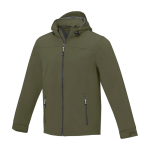 Wasserdichte Softshelljacke aus Polyester, 300 g/m2, Elevate Life farbe olivgrün
