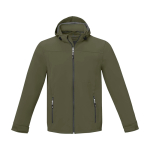 Wasserdichte Softshelljacke aus Polyester, 300 g/m2, Elevate Life farbe olivgrün zweite Vorderansicht