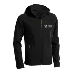 Wasserdichte Softshelljacke aus Polyester, 300 g/m2, Elevate Life Ansicht mit Druckbereich