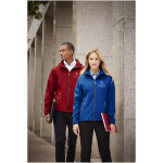 Damen-Softshelljacke mit Kapuze aus Polyester, 300 g/m2, Elevate Life farbe blau Lifestyle-Bild