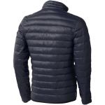 Daunenjacke mit Logo bedruckt aus Nylon 20D, 115 g/m2, Elevate Life farbe marineblau Rückansicht