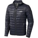 Daunenjacke mit Logo bedruckt aus Nylon 20D, 115 g/m2, Elevate Life farbe marineblau