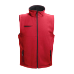 Softshellwesten Polyester und Elastan, 280 g/m2, THC Baku farbe rot zweite Ansicht