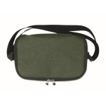 Kühltasche aus recyceltem Kunstoff für 6 Dosen als Werbemittel farbe dunkelgrün sechste Ansicht