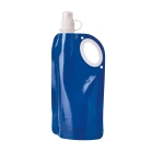 Günstige faltbare Flasche für Marathonläufer bedrucken, 750 ml farbe blau