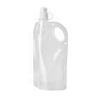 Günstige faltbare Flasche für Marathonläufer bedrucken, 750 ml farbe weiß