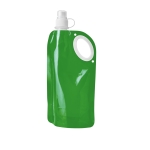 Günstige faltbare Flasche für Marathonläufer bedrucken, 750 ml farbe grün