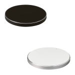 Elegantes kabelloses Handy-Ladegerät aus Aluminium und ABS bedrucken Ansicht in vielen Farben