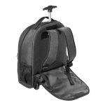 Trolley-Rucksack für Laptop aus wasserdichtem Polyester, 15,6'' farbe dunkelgrau fünfte Ansicht