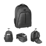 Trolley-Rucksack für Laptop aus wasserdichtem Polyester, 15,6'' Ansicht in vielen Farben