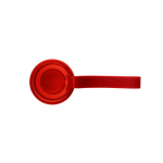 Auslaufsichere Aluminiumflasche mit Silikongriff, 660ml farbe rot