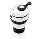 Faltbarer Coffeebecher To Go mit Silikonband, BPA-frei, 350 ml farbe schwarz dritte Ansicht