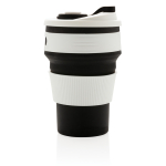 Faltbarer Coffeebecher To Go mit Silikonband, BPA-frei, 350 ml farbe schwarz sechste Ansicht