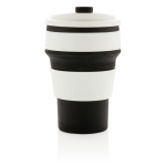 Faltbarer Coffeebecher To Go mit Silikonband, BPA-frei, 350 ml farbe schwarz siebte Ansicht