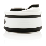 Faltbarer Coffeebecher To Go mit Silikonband, BPA-frei, 350 ml farbe schwarz achte Ansicht