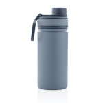 Sportliche Flasche mit Thermofunktion und Antitropfdeckel, 550 ml farbe blau dritte Ansicht