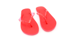 Flipflops für den Sommer bedrucken farbe rot dritte Ansicht