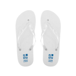 Flipflops für den Sommer bedrucken Ansicht mit Druckbereich