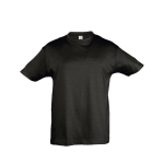 Kinder-T-Shirt aus Baumwolle, 150 g/m2, SOL'S Regent Kids farbe schwarz dritte Ansicht