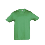 Kinder-T-Shirt aus Baumwolle, 150 g/m2, SOL'S Regent Kids farbe grün achte Ansicht