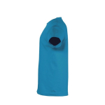 Kinder-T-Shirt aus Baumwolle, 150 g/m2, SOL'S Regent Kids farbe cyan-blau seitliche Ansicht