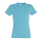 Damen-T-Shirt aus 100 % Baumwolle, 150 g/m2, SOL'S Miss farbe hellblau
