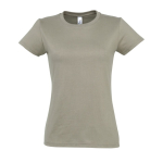 Damen-T-Shirt aus Baumwolle, 190 g/m², SOL'S Imperial farbe khaki neunte Ansicht
