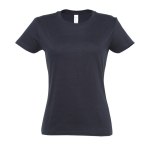Damen-T-Shirt aus 100 % Baumwolle in vielen Farben, 190 g/m2, SOL'S Imperial farbe dunkelblau