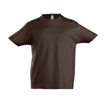 Kinder-T-Shirt aus 100 % Baumwolle, 190 g/m2, SOL'S Imperial farbe dunkelbraun neunte Ansicht